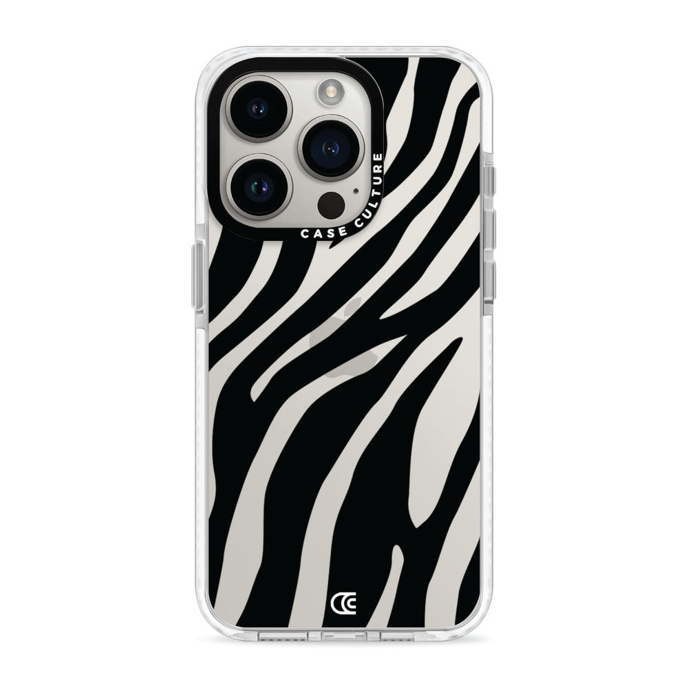 เคส iPhone 15 Pro Black Zebra Case Culture